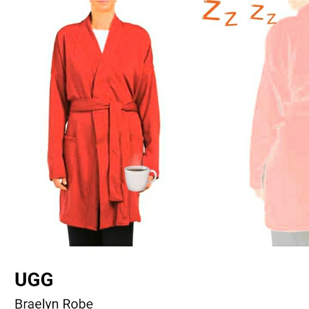 NWT RED UGG ROBE XL or 0X - Picture 2 of 6